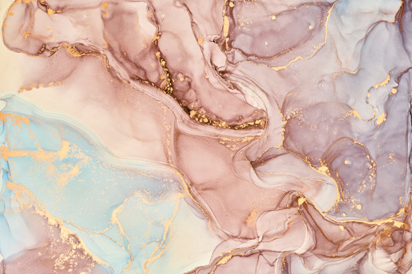 Wallpaper | Shades of pink and gold luxurious marble