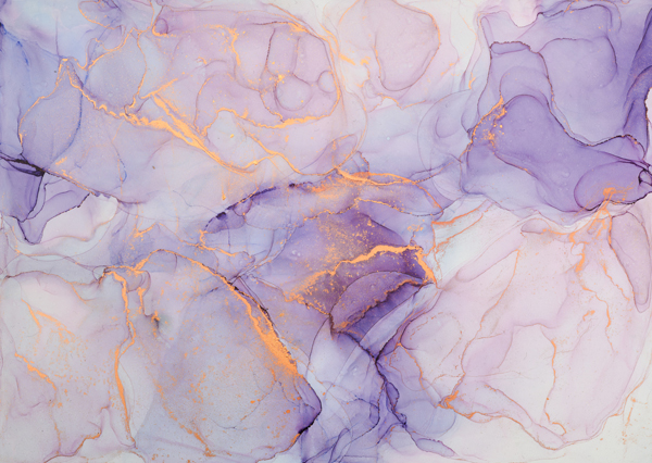 Wallpaper | Orange and purple luxurious marble