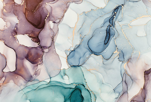 Wallpaper | Purple blue and white luxurious marble