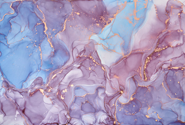 Wallpaper | Purple light blue and gold luxurious marble
