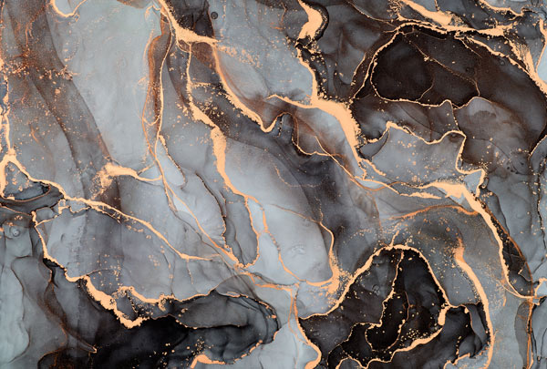 Wallpaper | Black and gold luxurious marble