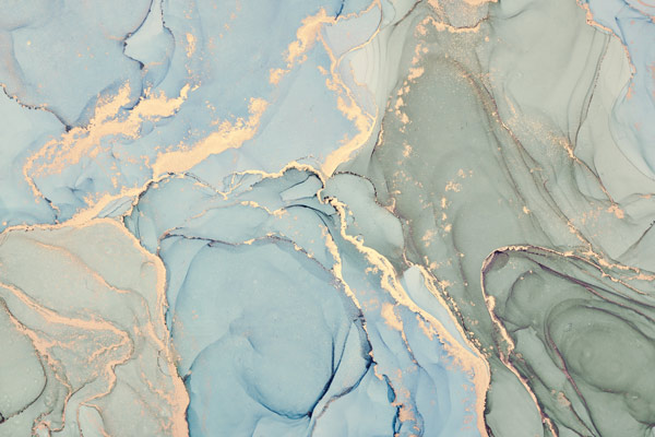 Wallpaper | Pastel turquoise and olive luxurious marble