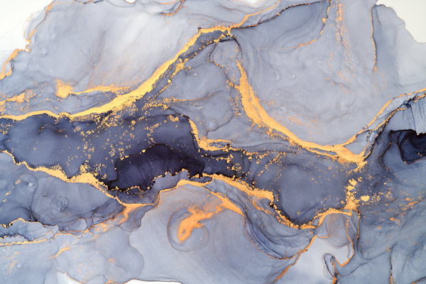 Wallpaper | Purple blue and gold luxurious marble