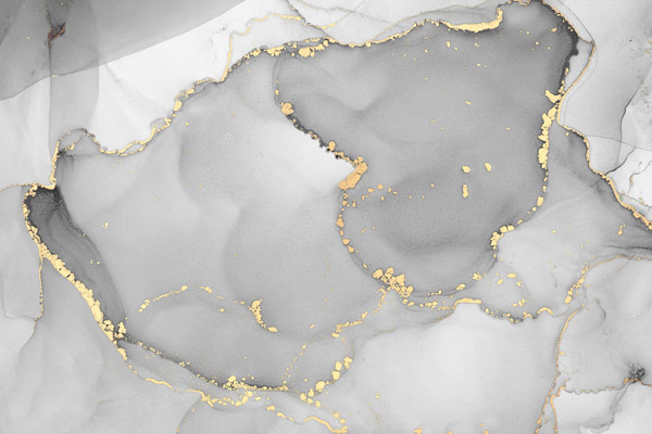 Wallpaper | Light grey and sprinkled gold luxurious marble