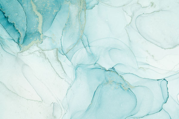 Wallpaper | Light and bright blue luxurious marble