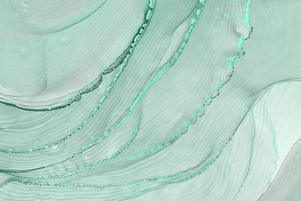 Wallpaper | Bright green lines luxurious marble