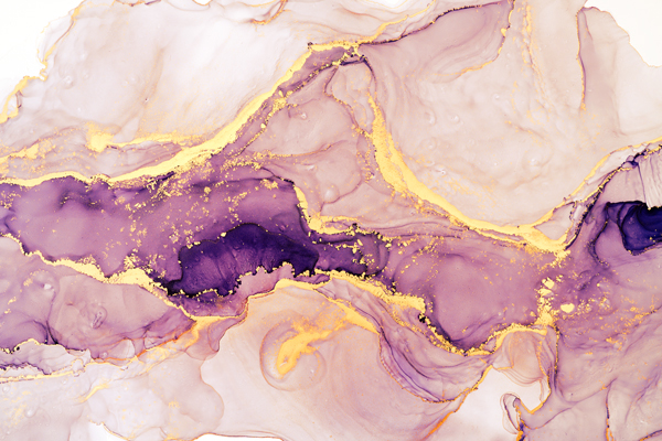 Wallpaper | Pink purple and gold luxurious marble
