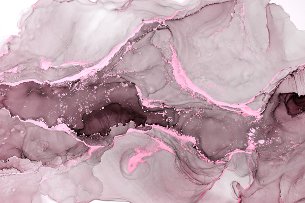 Wallpaper | Bright pink and grey luxurious marble