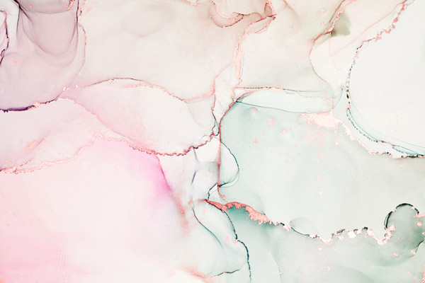 Wallpaper | Light pink and green luxurious marble