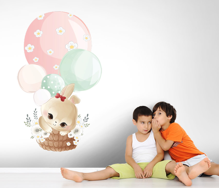 Wall sticker | Hotballoon bunny