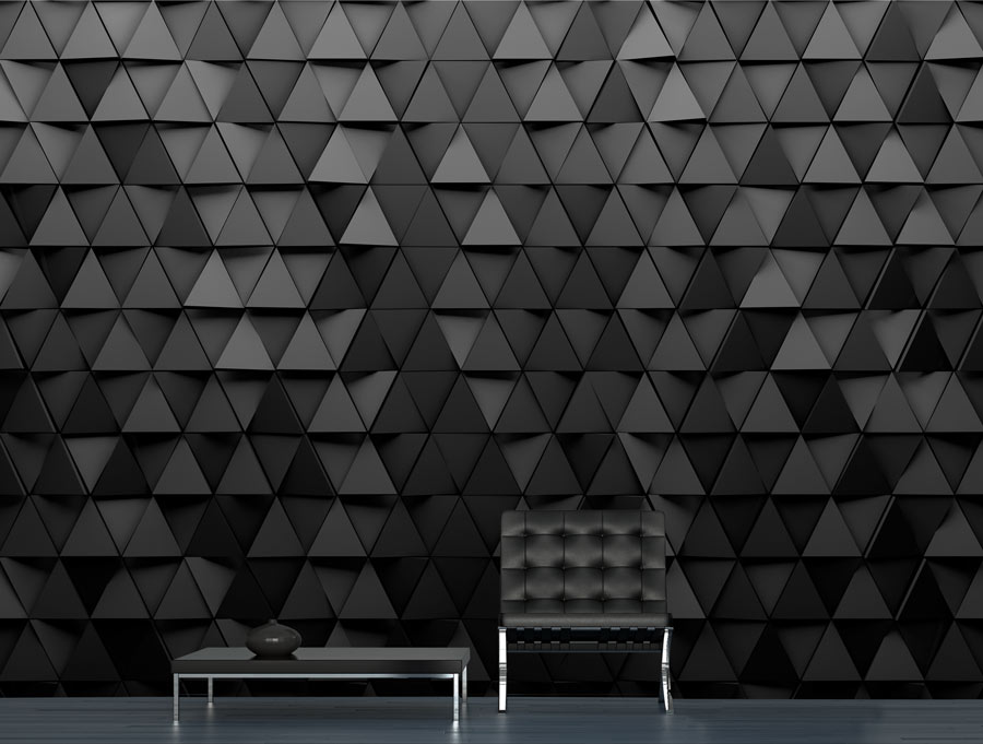 Wallpaper | Black triangles